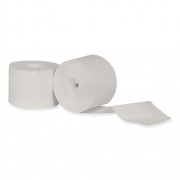 Coreless High Capacity Bath Tissue, 2-Ply, White, 750 Sheets/Roll, White, 12/Carton