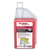 SC Johnson Professional Heavy Duty Neutral Floor Cleaner, Fresh Scent, 32 oz Squeeze and Pour Bottle, 6/Carton (SJN680081)