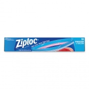 Ziploc Zipper Freezer Bags, 2 gal, 13" x 15", Clear, 10/Box (314446)