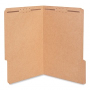 Universal Reinforced Top Tab Fastener Folders, 0.75" Expansion, 2 Fasteners, Legal Size, Brown Kraft Exterior, 50/Box (10412)