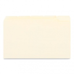 Universal Top Tab File Folders, 1/5-Cut Tabs: Assorted, Legal Size, 0.75" Expansion, Manila, 100/Box (15115)