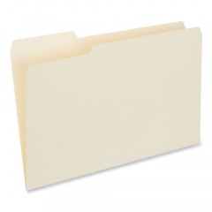 Universal Top Tab File Folders, 1/3-Cut Tabs: Left Position, Legal Size, 0.75" Expansion, Manila, 100/Box (15121)