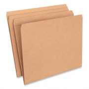 Universal Reinforced Kraft Top Tab File Folders, Straight Tabs, Letter Size, 0.75" Expansion, Brown, 100/Box (16130)