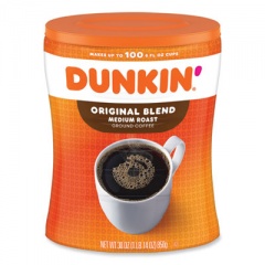 Dunkin Donuts Original Blend Coffee, Dunkin Original, 30 oz Canister (01102)