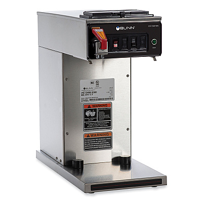 BUNN CWTF15-TC 12-Cup Automatic Thermal Coffee Brewer, Gray/Stainless Steel (BUN129500360)