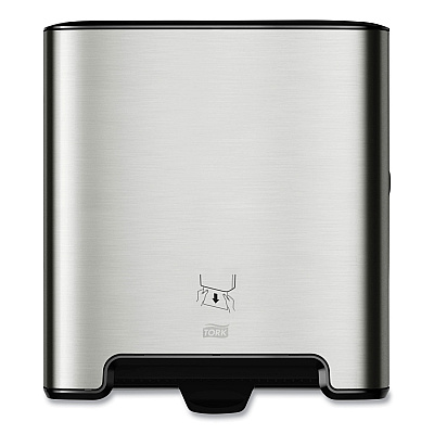 Tork Image Design Matic Hand Towel Roll Dispenser, 13.58 x 8.07 x 15.75, Stainless Steel (TRK461002)