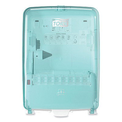 Tork Washstation Dispenser, 12.56 x 10.57 x 18.09, Aqua/White (TRK651220)