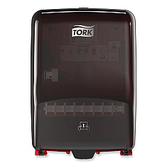 Tork Washstation Dispenser, 12.56 x 10.57 x 18.09, Red/Smoke (TRK651228)