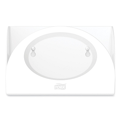 Tork Small Bracket Wiper Dispenser, 8.42 x 4.22 x 5.74, White (TRK655300)