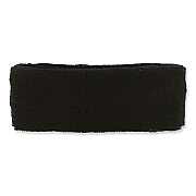 ergodyne Chill-Its 6550 Head Terry Cloth Sweatband, Cotton Terry, One Size Fits Most, Black (EGO12452)
