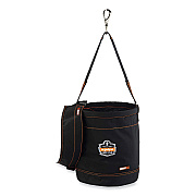 ergodyne Arsenal 5970T Swiveling Hook Nylon Hoist Bucket + Top, 100 lb, Black (EGO14870)
