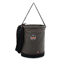 ergodyne Arsenal 5935T Extra-Large Web Handle Canvas Hoist Bucket and Top, 150 lb, Gray (EGO14835)