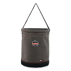 ergodyne Arsenal 5935 Extra-Large Web Handle Canvas Hoist Bucket, 150 lb, Gray (EGO14935)