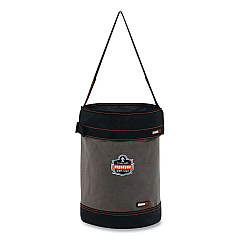 ergodyne Arsenal 5930T Web Handle Canvas Hoist Bucket and Top, 150 lb, Gray (EGO14830)