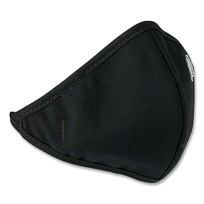 ergodyne N-Ferno 6870 2-Layer Thermal Mouthpiece, Fleece/Cotton, Black, One Size Fits Most (EGO16870)