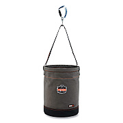 ergodyne Arsenal 5940 Swiveling Carabiner Canvas Hoist Bucket, 150 lb, Gray (EGO14940)