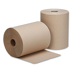 AbilityOne 8540017016569, SKILCRAFT Hardwound Roll Paper Towel, 1-Ply, 10" x 800 ft, Natural, 6 Rolls/Carton