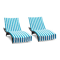 California Cabana Chaise Cover 30x85 Blue, Pack Of 2 (P-CC-CABANA-BL)