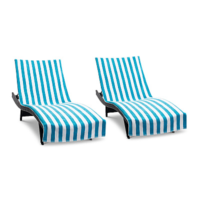 California Cabana Chaise Cover 30x85 Blue, Pack Of 2 (P-CC-CABANA-BL)