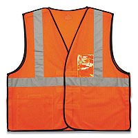 ergodyne GloWear 8216BA Class 2 Breakaway Mesh ID Holder Vest, Polyester, Large/X-Large, Orange (EGO21085)