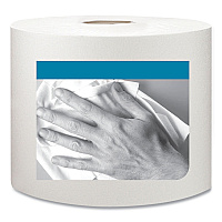 Tork Paper Wiper Plus, 9.8 x 15.2, White, 300/Roll, 2 Rolls/Carton (TRK192128)