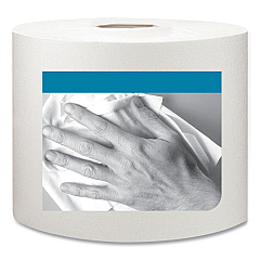 Tork Paper Wiper Plus, 9.8 x 15.2, White, 300/Roll, 2 Rolls/Carton (TRK192128)