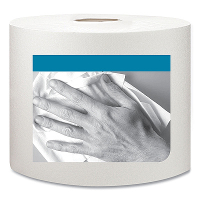 Tork Paper Wiper Plus, 9.8 x 15.2, White, 300/Roll, 2 Rolls/Carton (TRK192128)