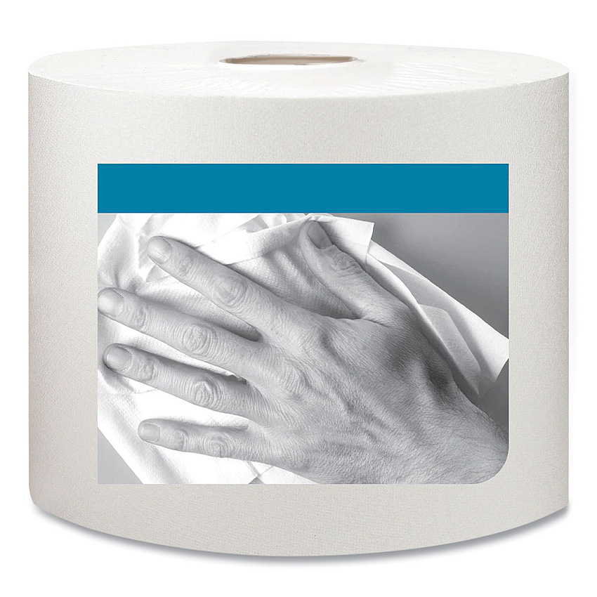 Tork Paper Wiper Plus, 9.8 x 15.2, White, 300/Roll, 2 Rolls/Carton (TRK192128)