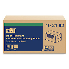 Tork Foodservice Cloth, 13 x 24, Blue, 150/Carton (TRK192192)