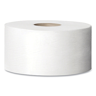 Tork Advanced Jumbo Bath Tissue, Septic Safe, 1-Ply, White, 3.48" x 1,200 ft, 12 Rolls/Carton (TRK12013903)