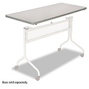 Safco Impromptu Series Mobile Training Table Top, Rectangular, 48w X 24d, Gray (SAF2065GR)