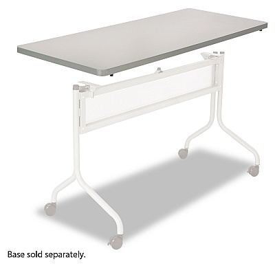 Safco Impromptu Series Mobile Training Table Top, Rectangular, 48w X 24d, Gray (SAF2065GR)