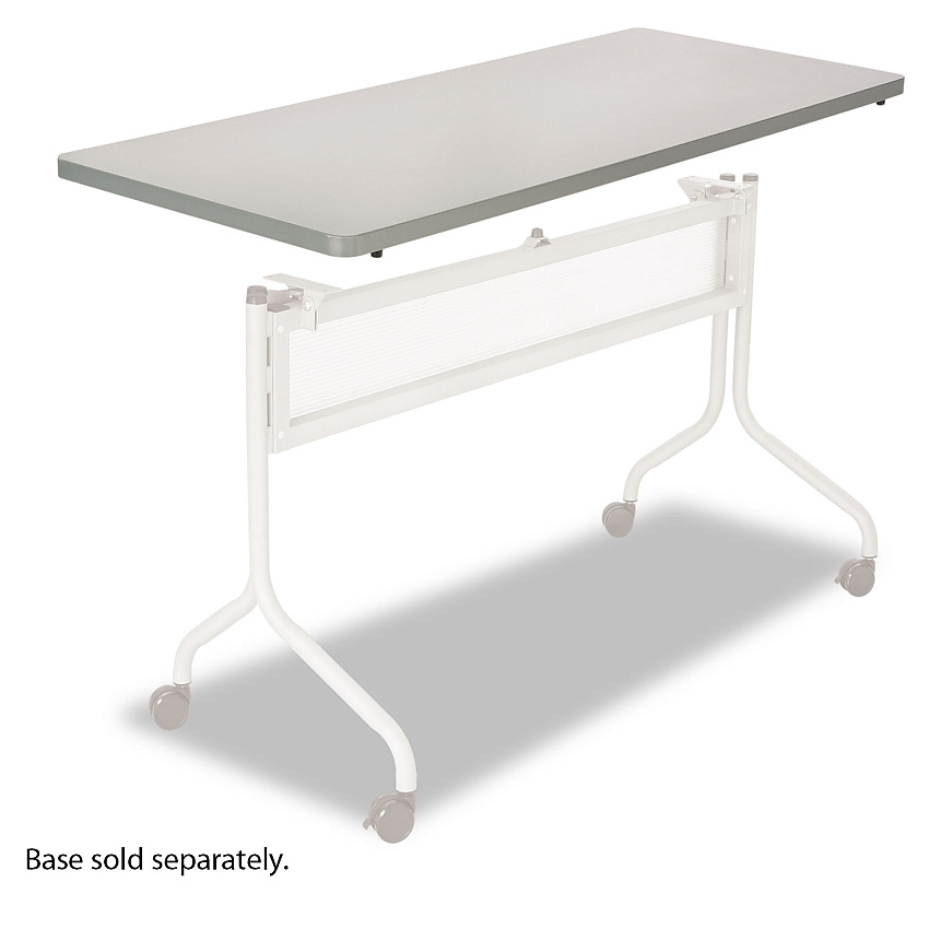 Safco Impromptu Series Mobile Training Table Top, Rectangular, 48w X 24d, Gray (SAF2065GR)