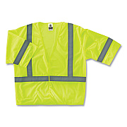 ergodyne GloWear 8310HL Class 3 Economy Hook and Loop Vest, Polyester, 4X-Large/5X-Large, Lime (EGO22029)