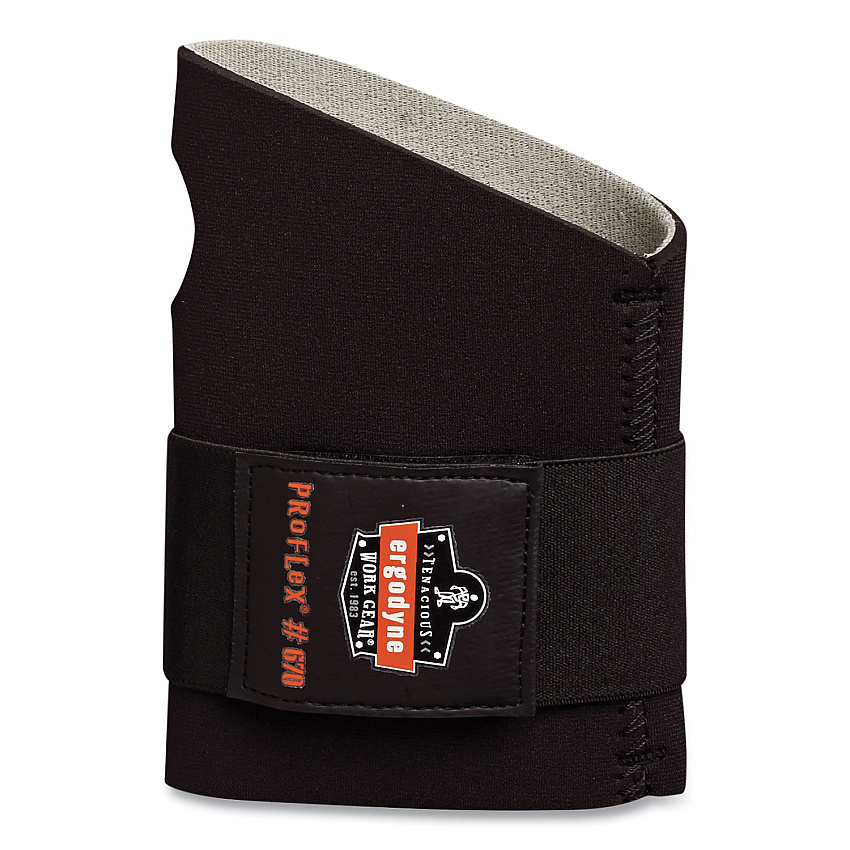 ergodyne ProFlex 670 Ambidextrous Single Strap Wrist Support, Small, Fits Left Hand/Right Hand, Black (EGO16612)