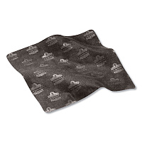 ergodyne Skullerz 3216 Microfiber Cleaning Cloth, 5.9 x 5.9, Black (EGO19216)