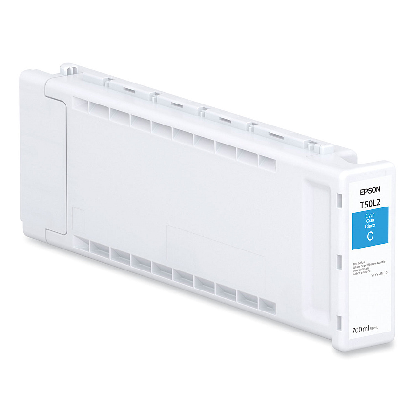 Epson T50L220 (T50L) UltraChrome XD3 High Capacity Ink, 700 mL, Cyan