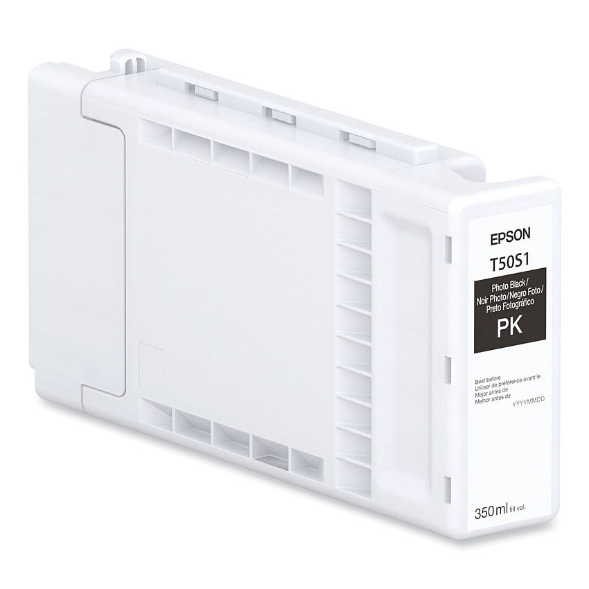 Epson T50S120 (T50S) UltraChrome XD3 High Capacity Ink, 350 mL, Photo Black