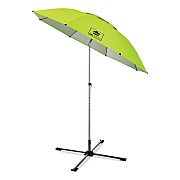 ergodyne Shax 6199 Lightweight Work Umbrella Stand Kit, 7.5 ft dia x 92" Tall, Polyester/Steel, Lime (EGO12969)