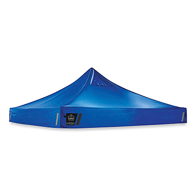 ergodyne Shax 6000C Replacement Pop-Up Tent Canopy for 6000, 10 ft x 10 ft, Polyester, Blue (EGO12941)