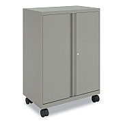 HON Smartlink Mobile Cabinet, 10 Compartments, 30w x 18d x 42.32h, Platinum Metallic (HONSC4330RLT1)