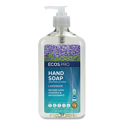 ECOS PRO Liquid Hand Soap, Lavender Scent, 17 oz (EOPPL96656)