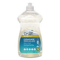 ECOS PRO Dishmate Manual Dish Liquid, 25 oz Bottle (EOPPL97216)