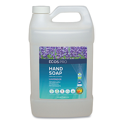 ECOS PRO Liquid Hand Soap, Lavender Scent, 1 gal (EOPPL966504)