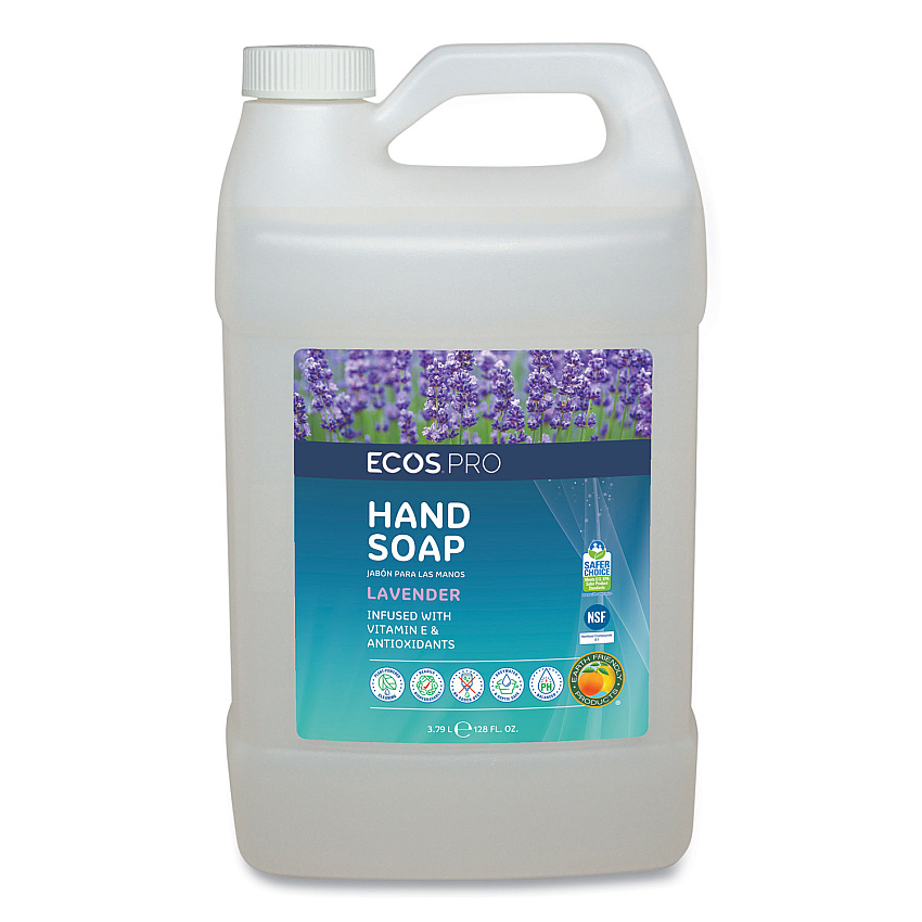 ECOS PRO Liquid Hand Soap, Lavender Scent, 1 gal (EOPPL966504)