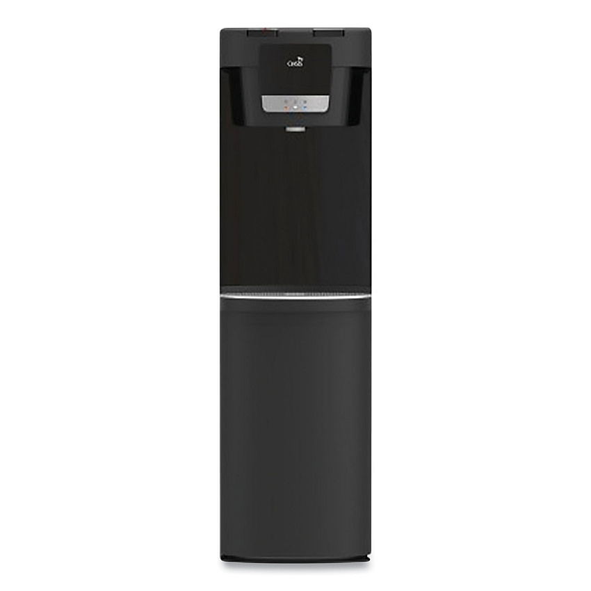 Oasis MaxxFill Flex Hot and Cold Water Dispenser, 2.11 gal/Hot Water per Hour, 12.2 x 14.2 x 42.33, Black/Stainless Steel (OAS506815C)