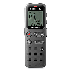 Philips Voice Tracer DVT1120 Digital Voice Recorder, 8 GB, Black