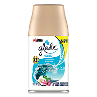 Glade Automatic Air Freshener, Aqua Waves, 6.2 oz, 4/Carton (SJN325078)