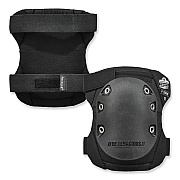 ergodyne ProFlex 335HL Slip-Resistant Black Rubber Cap Knee Pads, Hook and Loop Closure, Pair (EGO18336)