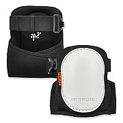 ergodyne ProFlex 377 Lightweight Gel Knee Pads, Smooth Hard Cap, Buckle/Hook and Loop Closure, Black, Pair (EGO18477)